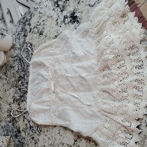 Denim & supply Ralph Lauren off white strappy blouse